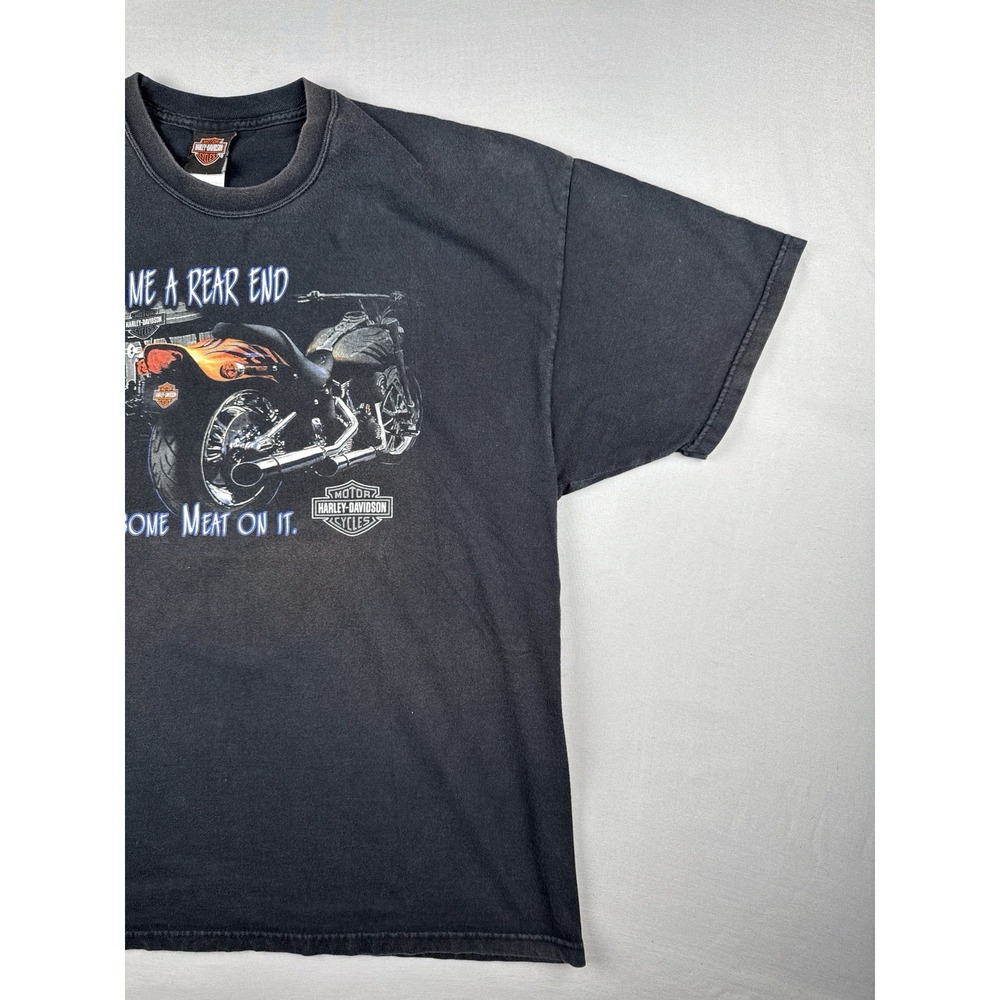 Vintage 1998 Harley Davidson Shirt USA Made Al Muth Wisconsin Back Hit XL - Picture 7 of 16
